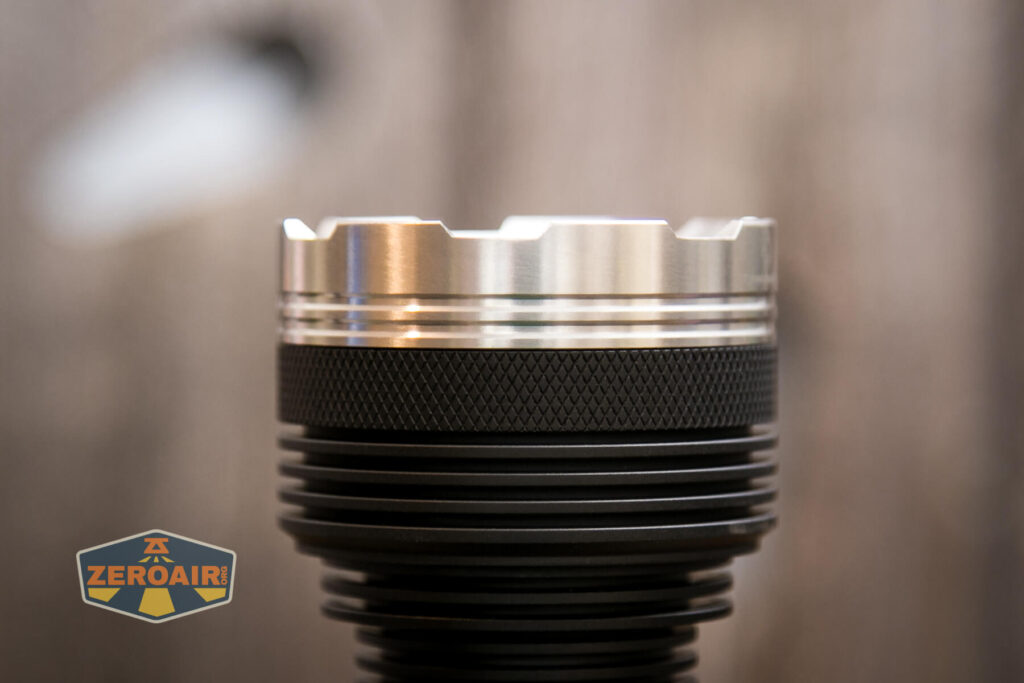 Nightwatch NS59v2 Chaos flashlight stainless bezel