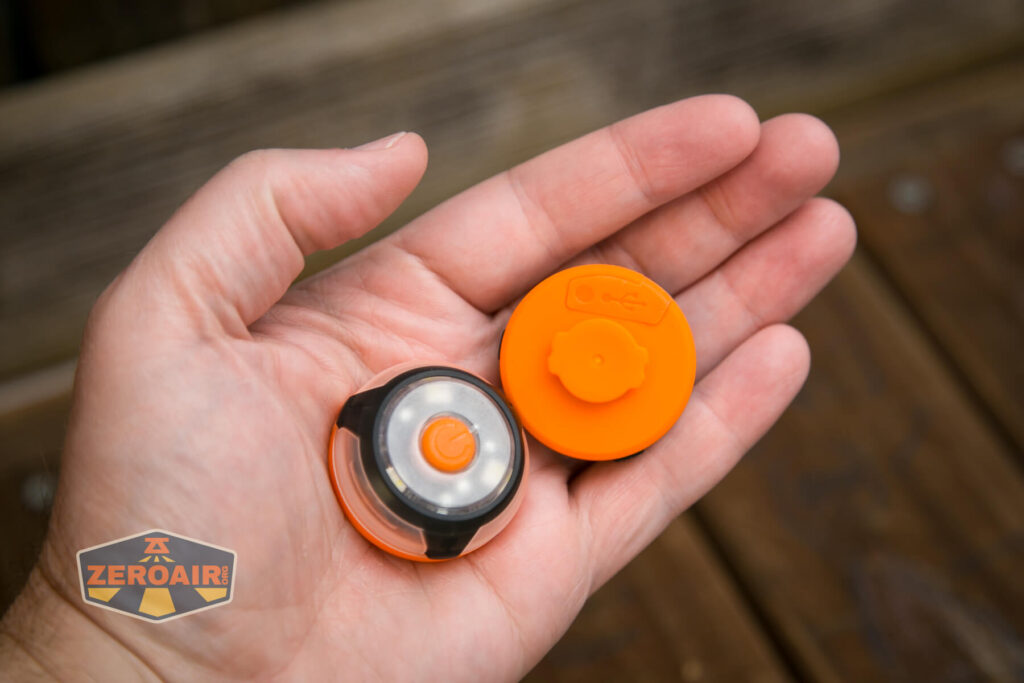 Olight Gober Safety flashlight in hand