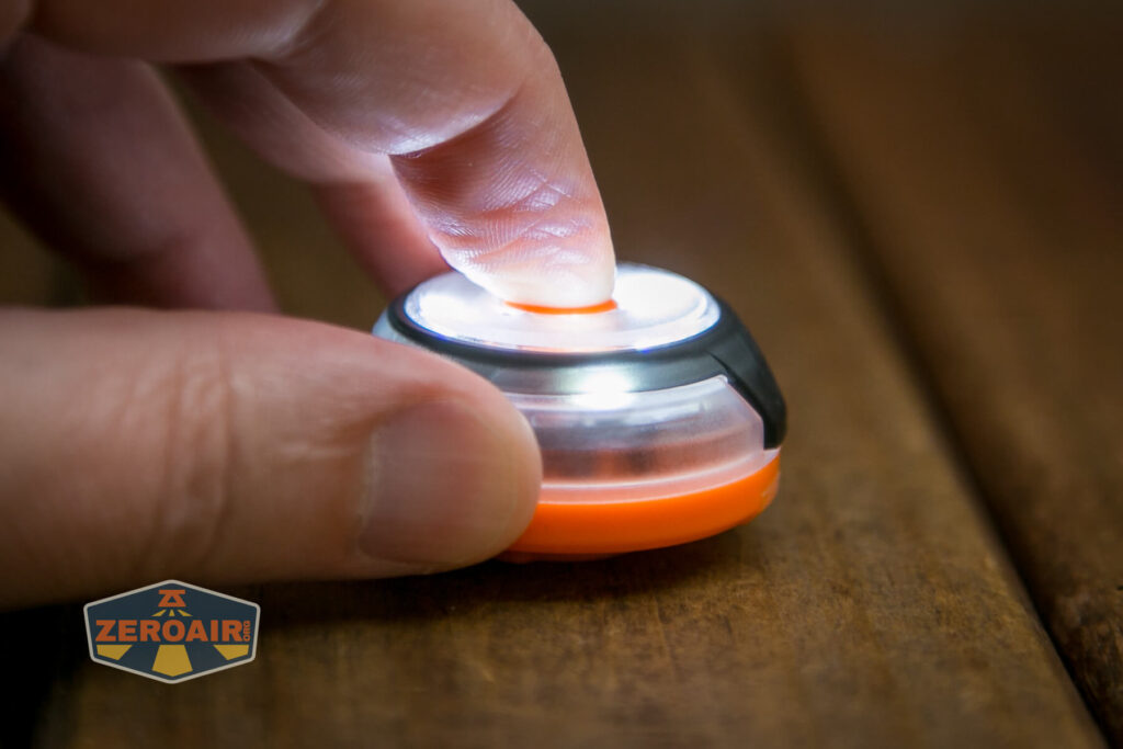 Olight Gober Safety flashlight e-switch actuation