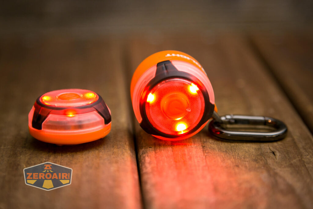 Olight Gober Safety flashlight emitters on