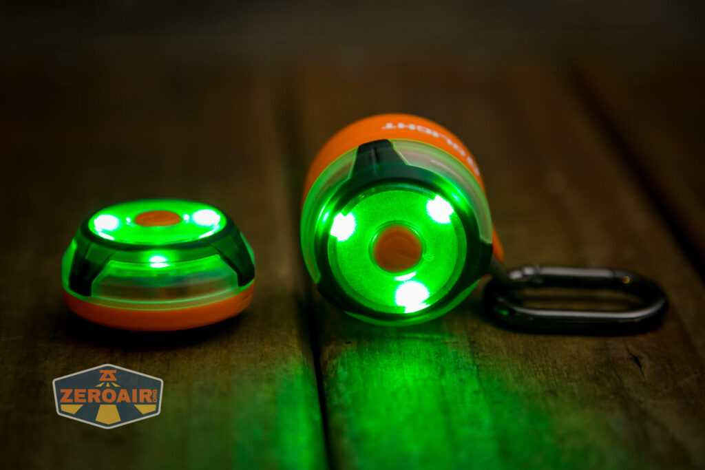 Olight Gober Safety flashlight emitters on