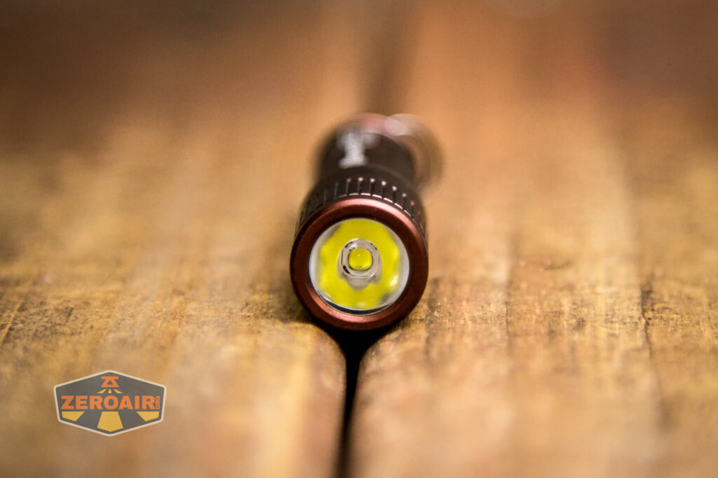 Olight i3E EOS flashlight emitter and tir