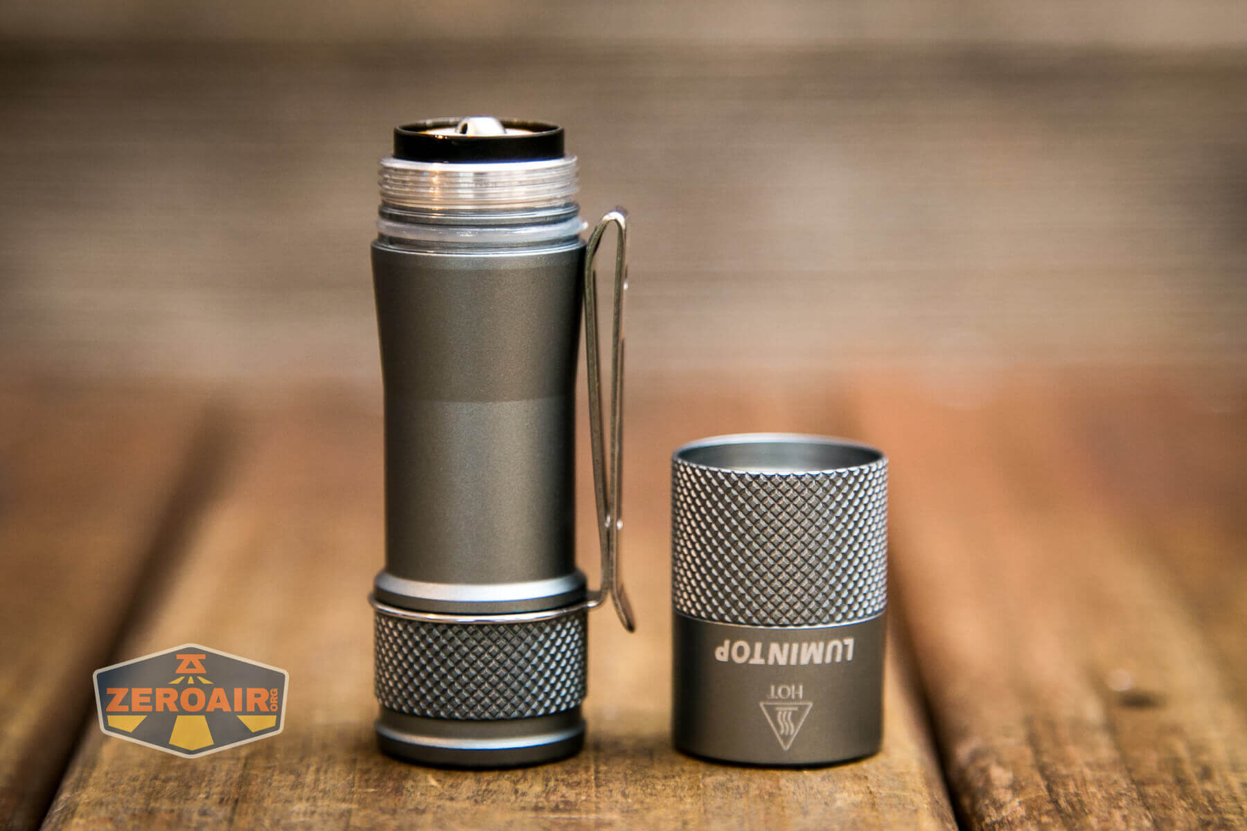 Lumintop FW1AA flashlight with 14500 cell installed