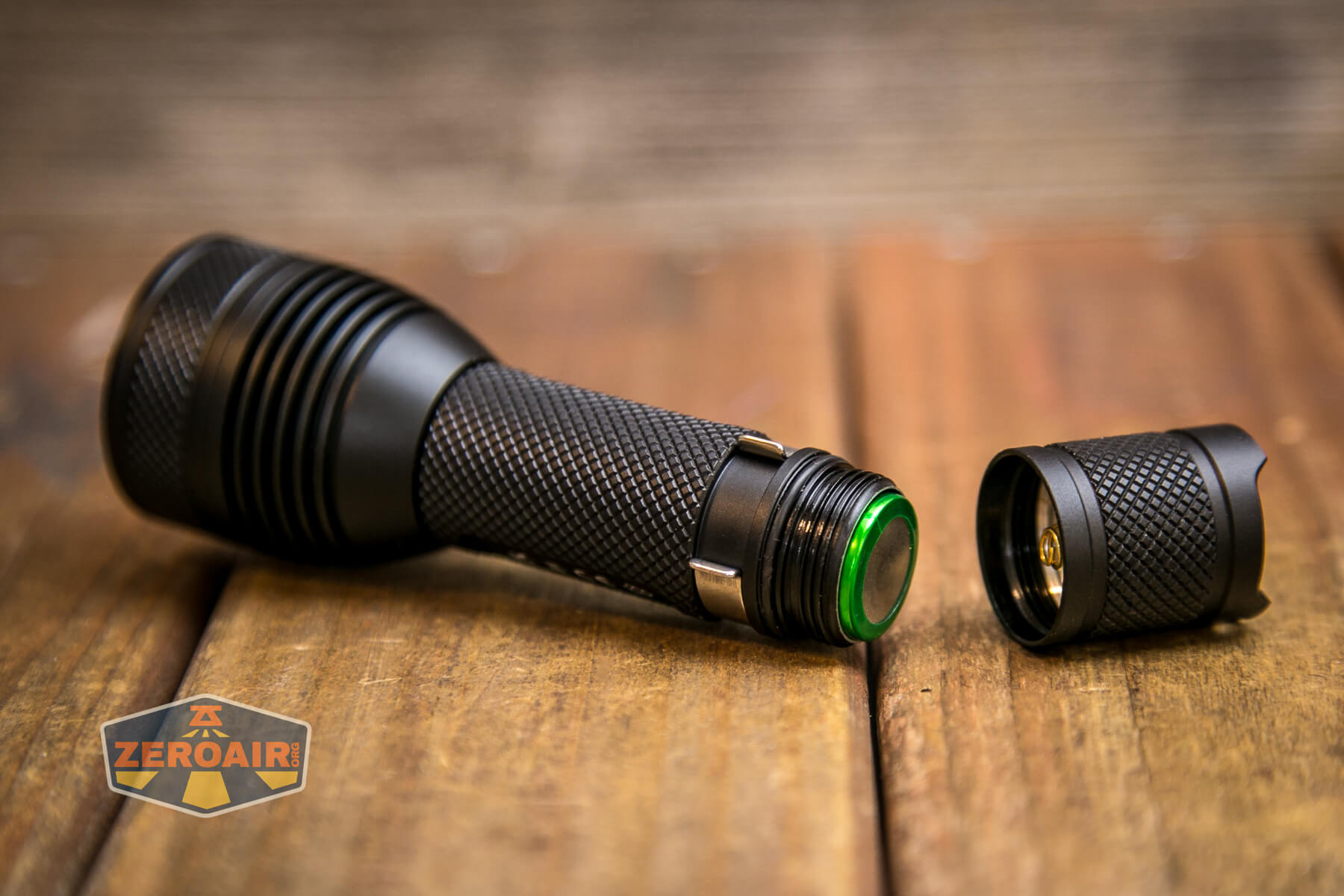 Mateminco X6S flashlight with 18650 installed