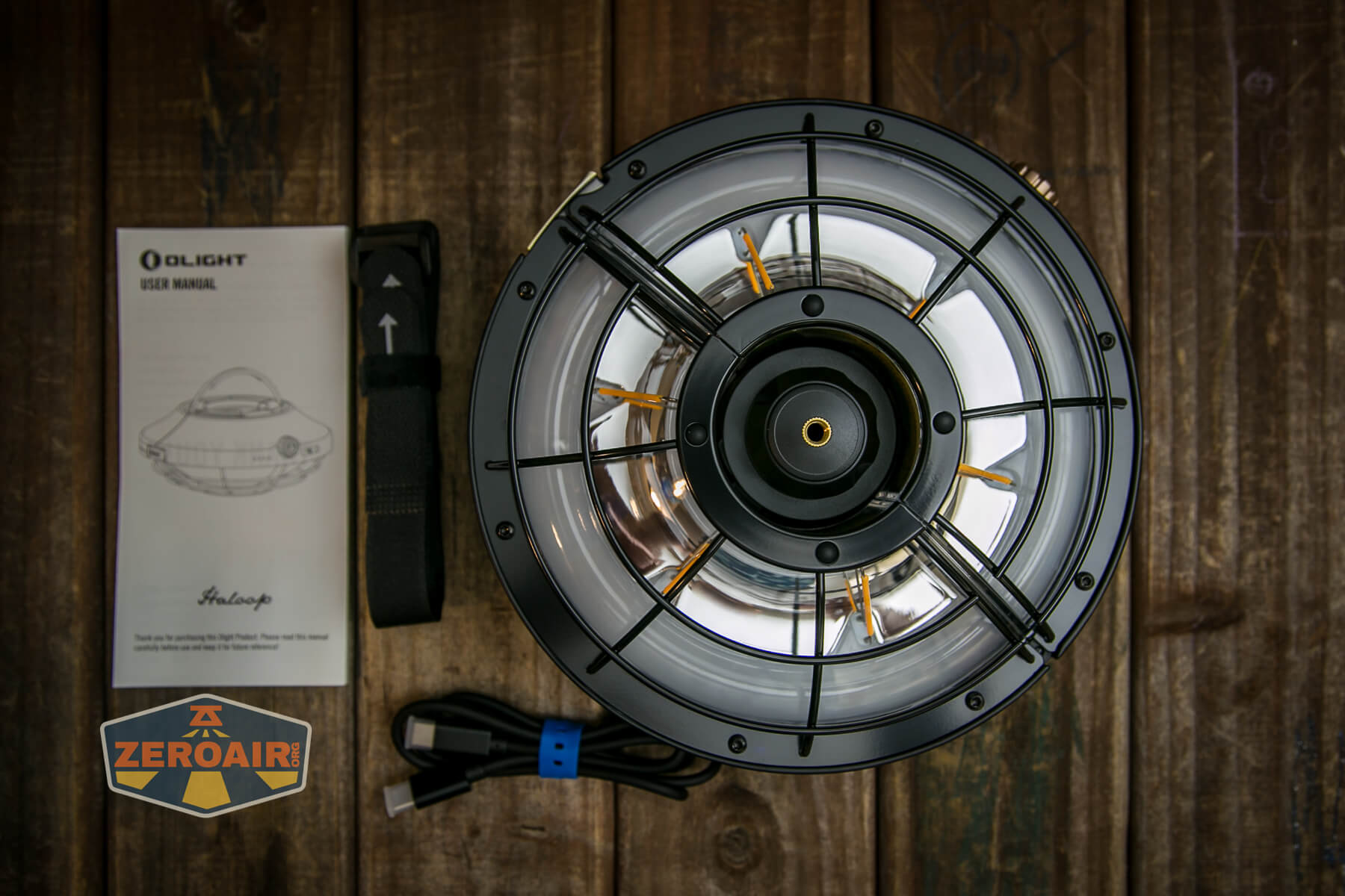Olight Haloop camping lantern what's included