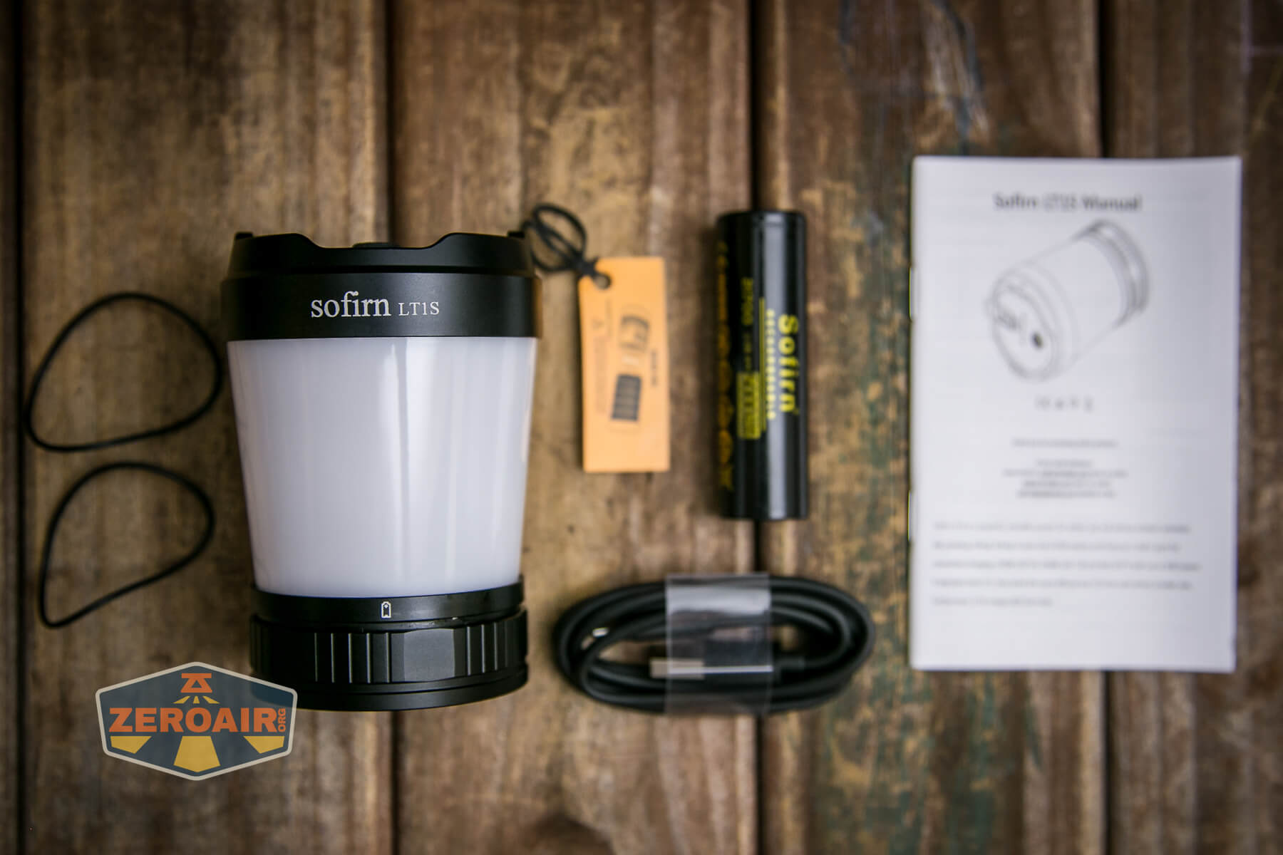 Sofirn LT1S lantern what's included