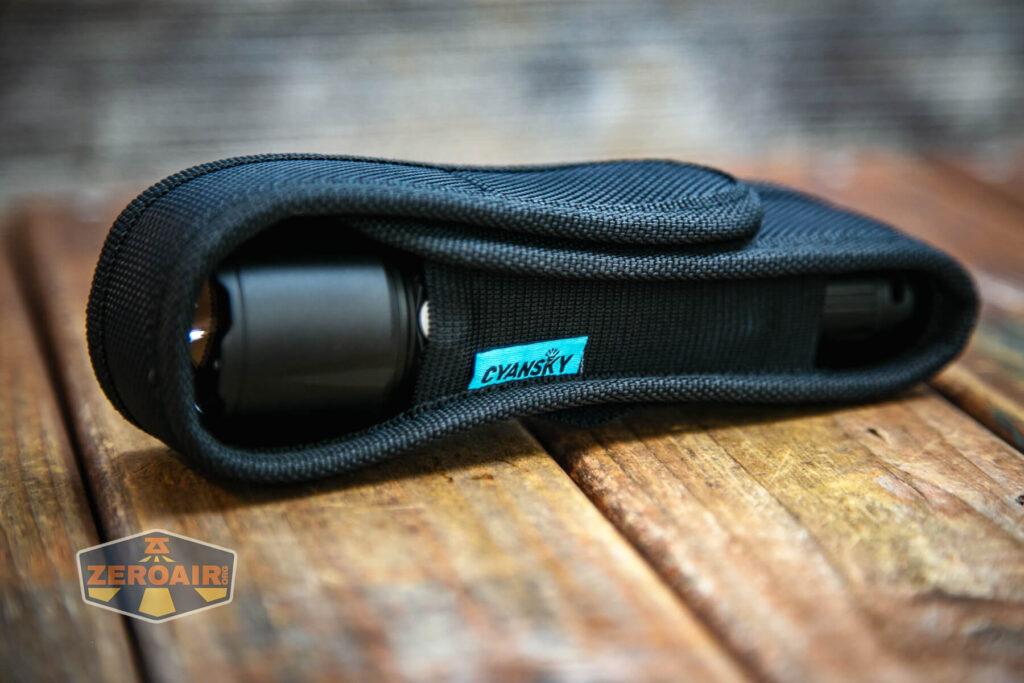 Cyansky K3 V2 flashlight nylon pouch