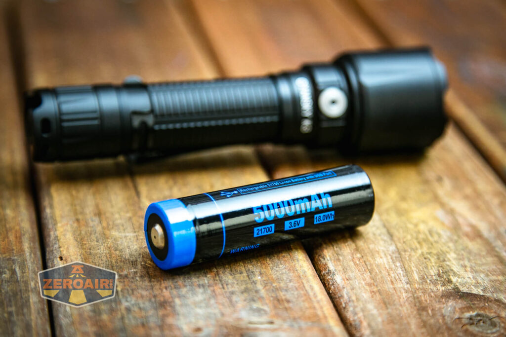 Cyansky K3 V2 flashlight with 21700