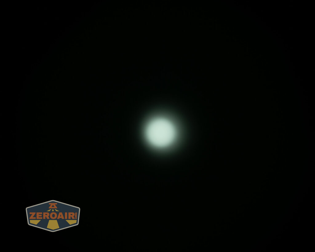 beamshots on ceiling