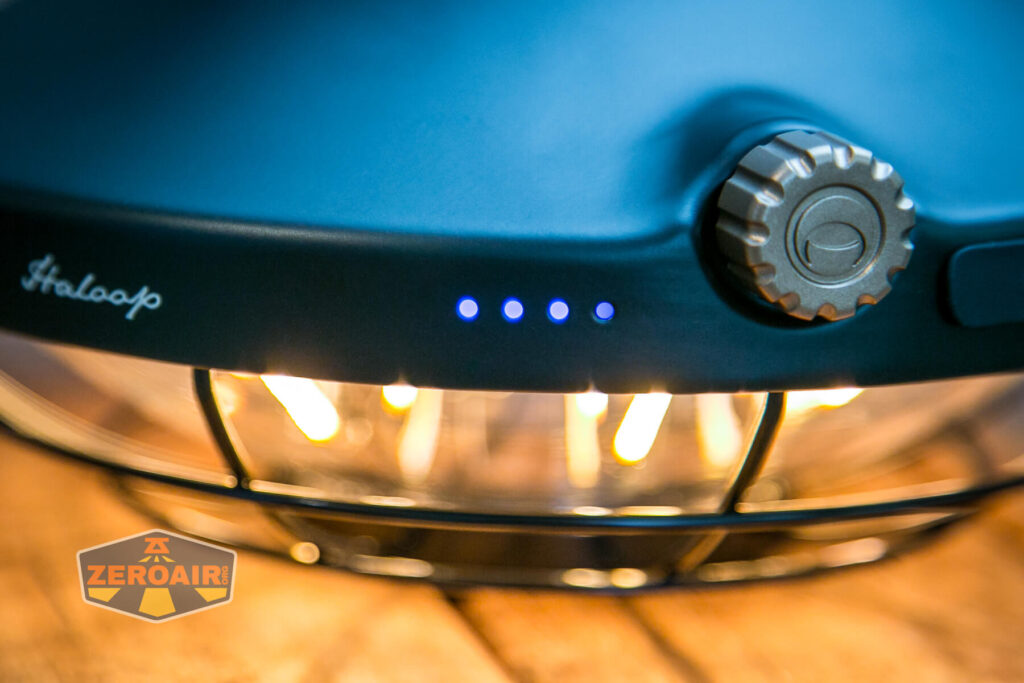 Olight Haloop camping lantern led indicator