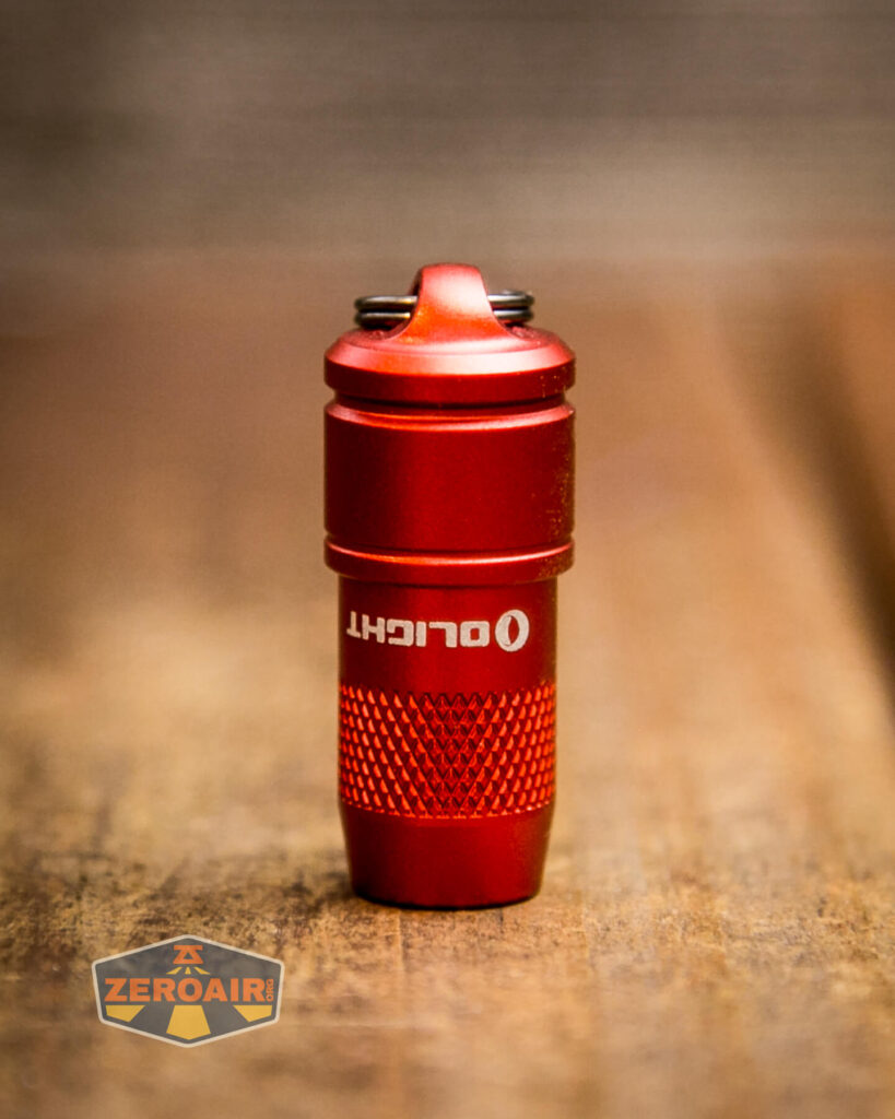 Olight iMini Keychain flashlight showing all sides