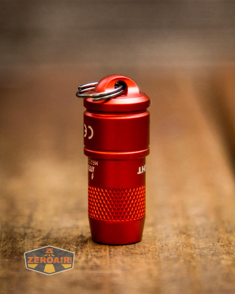 Olight iMini Keychain flashlight showing all sides