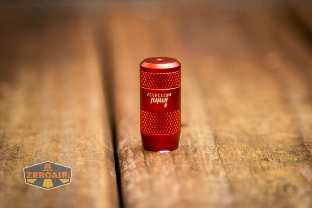 Olight iMini Keychain Flashlight headstanding