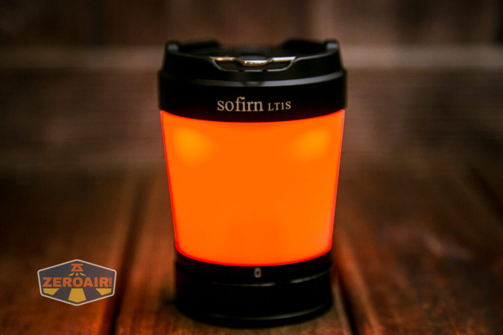 Sofirn LT1S lantern red output