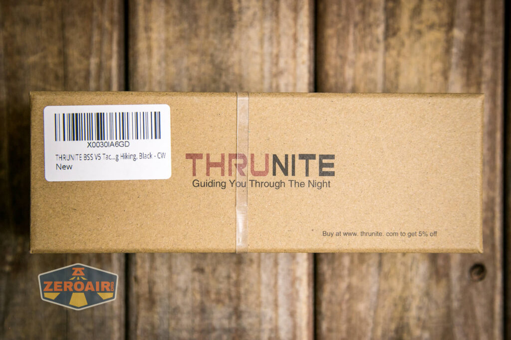 Thrunite BSS V5 flashlight box