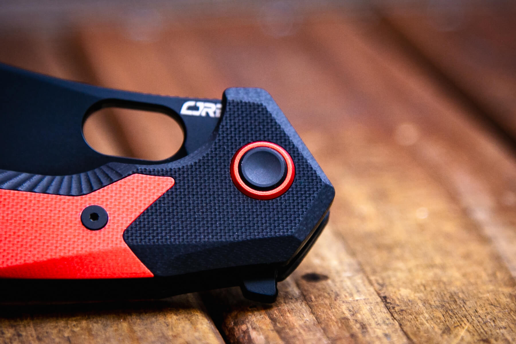 CJRB Caldera G10 knife black g10