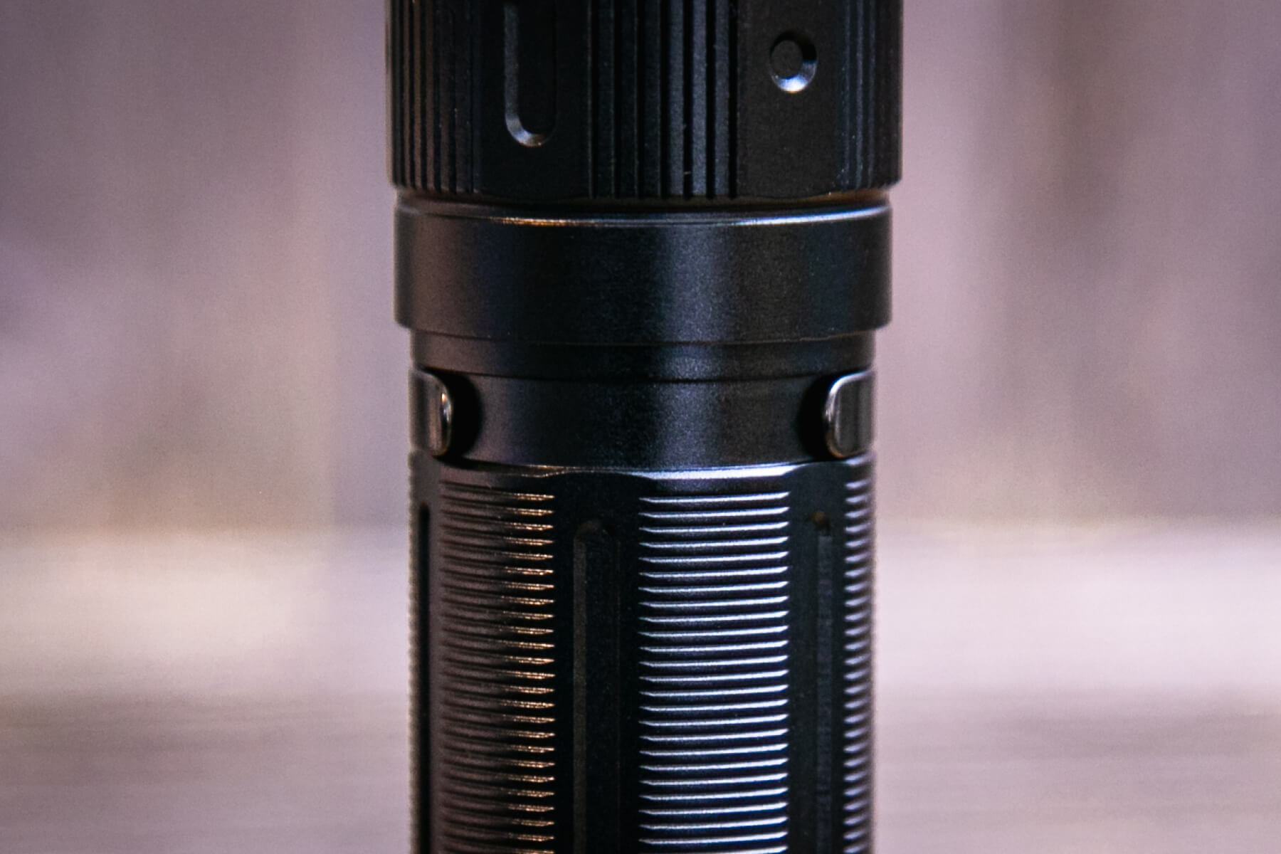 Fenix PD36R Pro rechargeable flashlight pocket clip hug