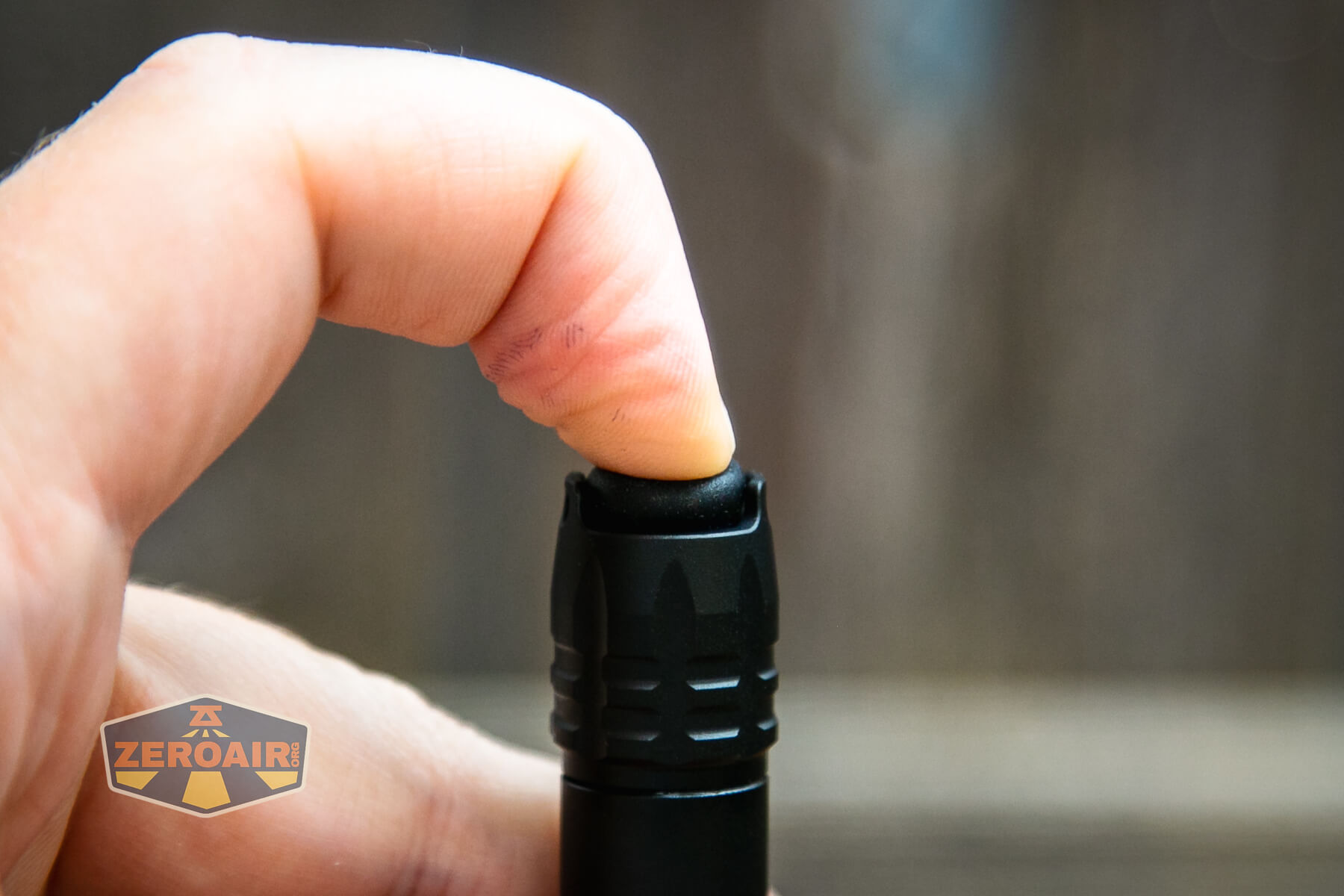 Lumintop PK27 flashlight tail switch actuation
