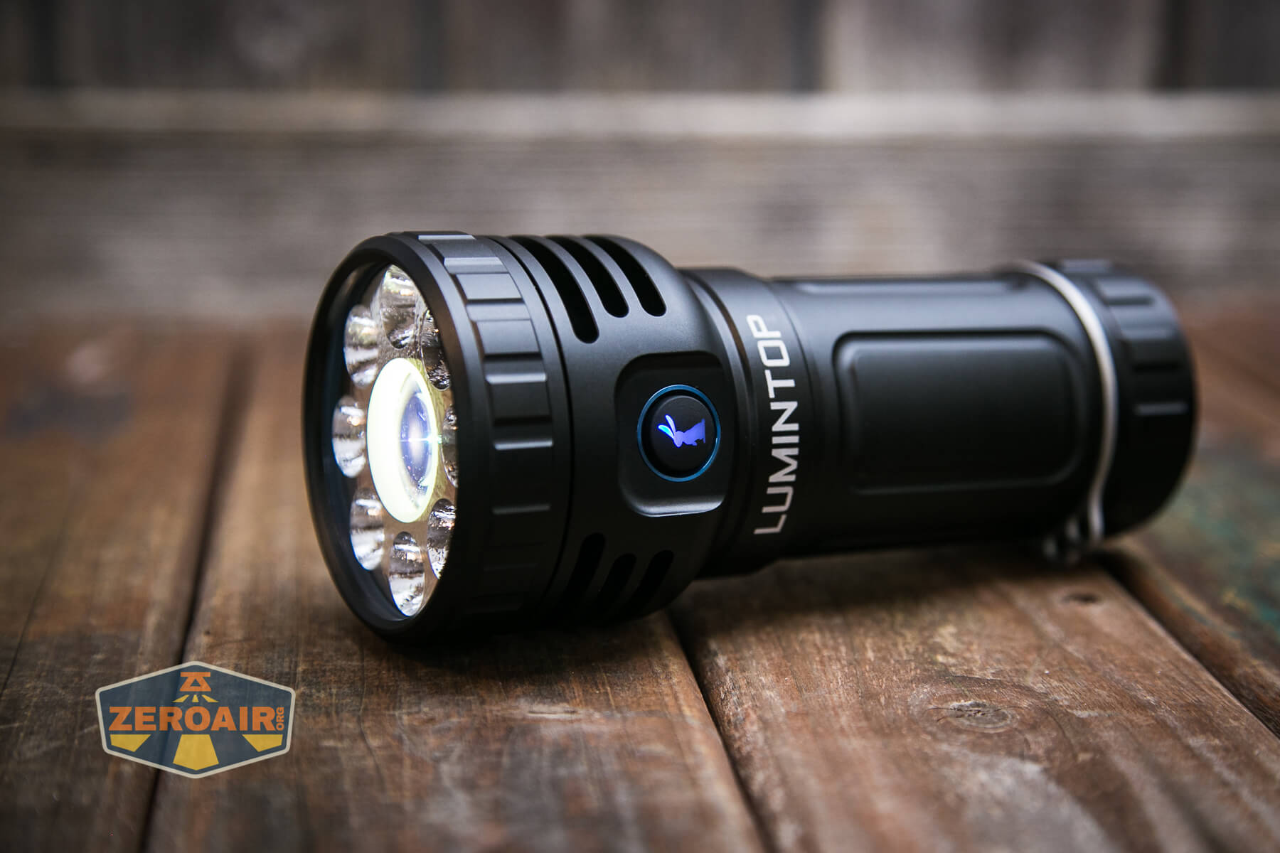 Lumintop Thor Pro LEP and LED flashlight e-switch led