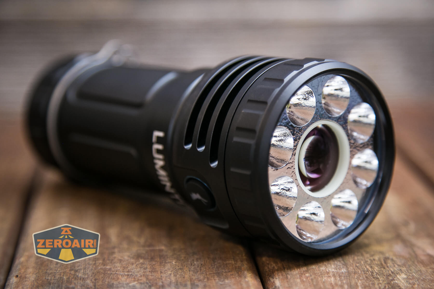 Lumintop Thor Pro LEP and LED flashlight emitter array