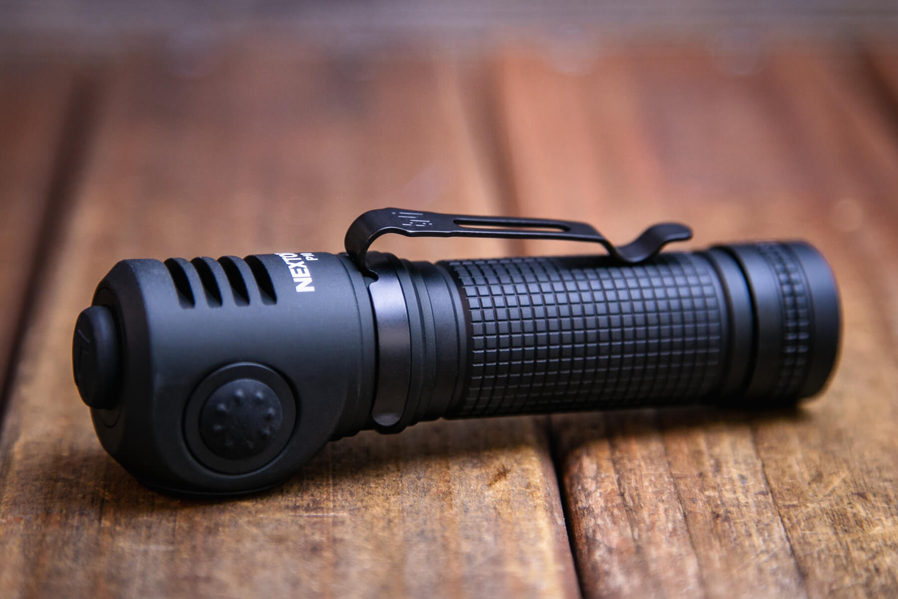 Nextorch P10 right angle flashlight pocket clip