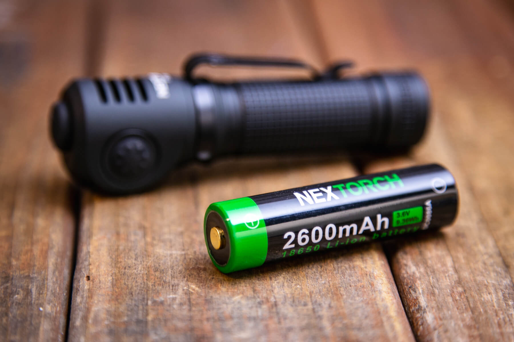 Nextorch P10 right angle flashlight with 18650