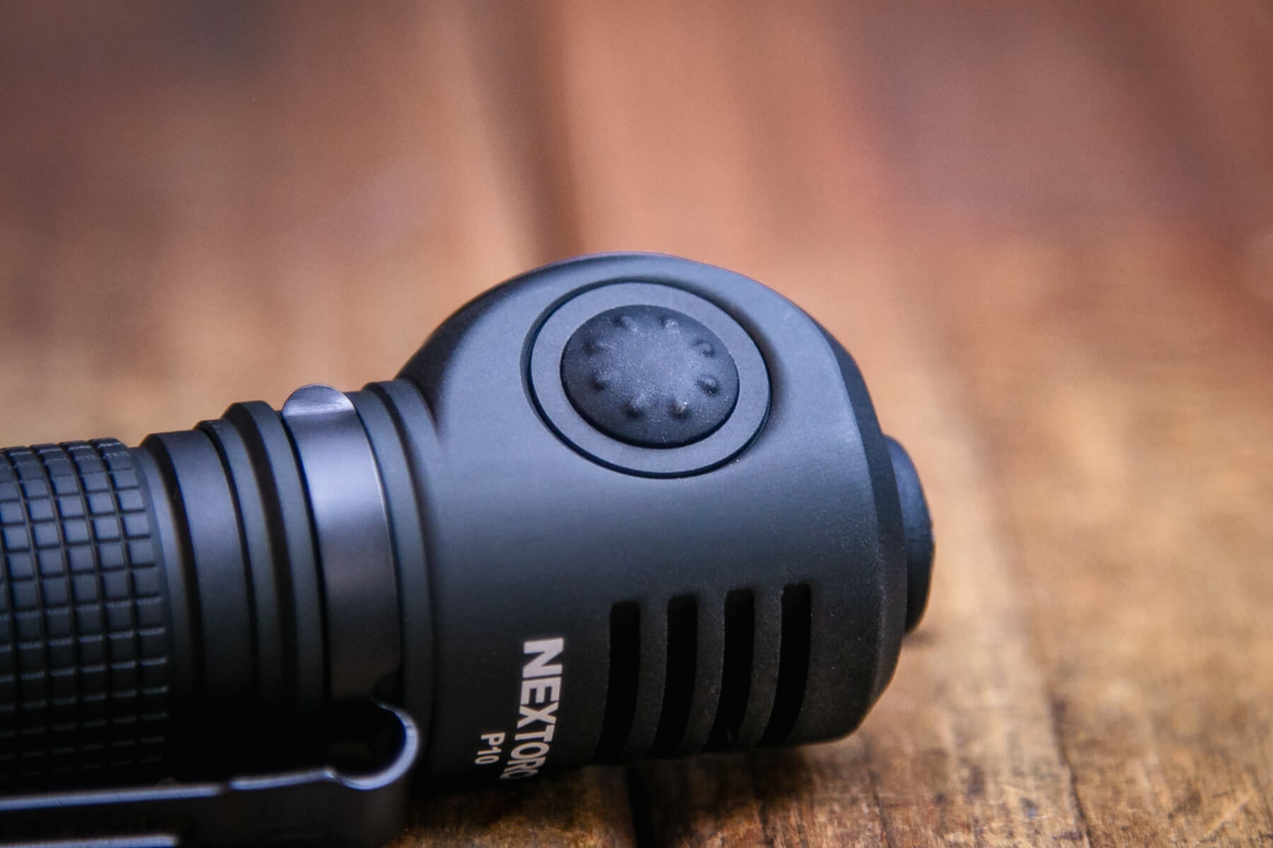 Nextorch P10 right angle flashlight side e-switch
