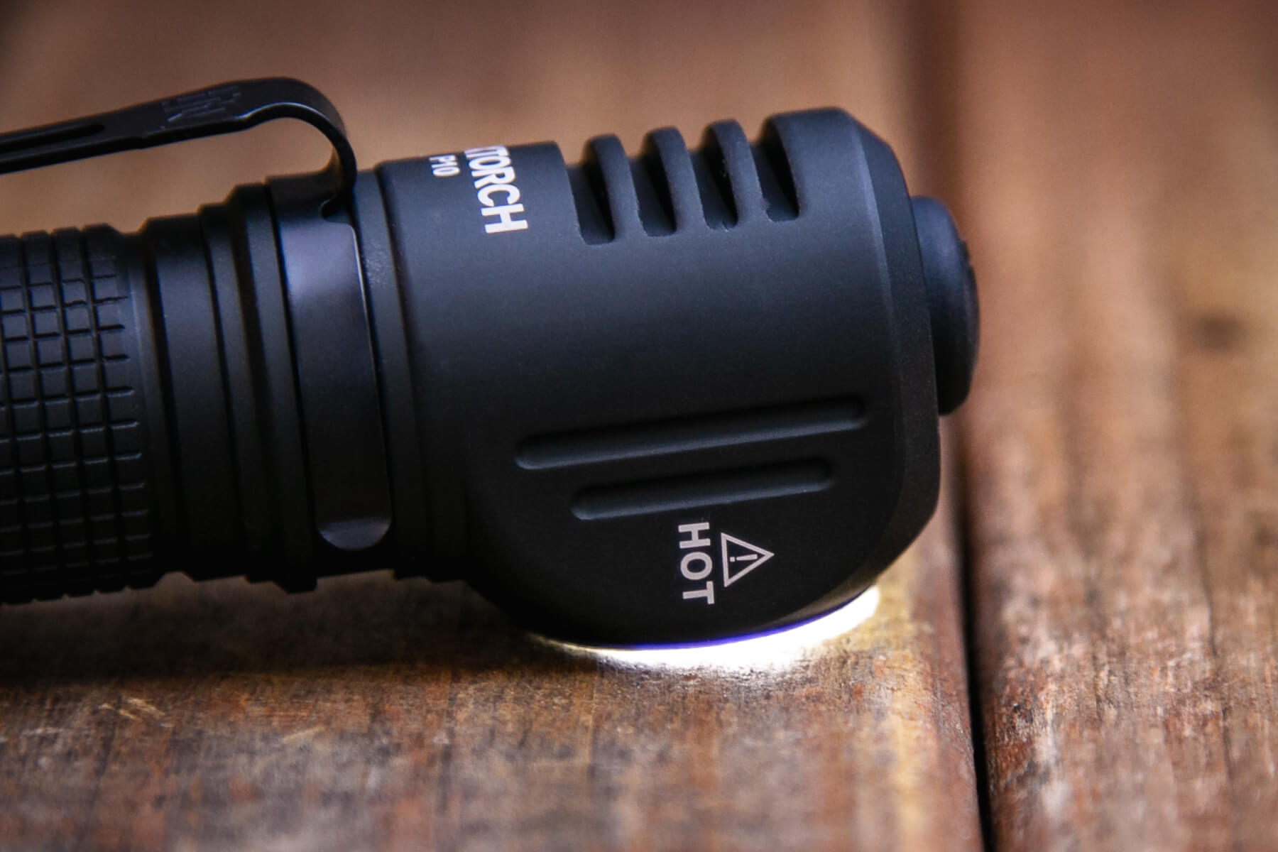 Nextorch P10 right angle flashlight emitter on