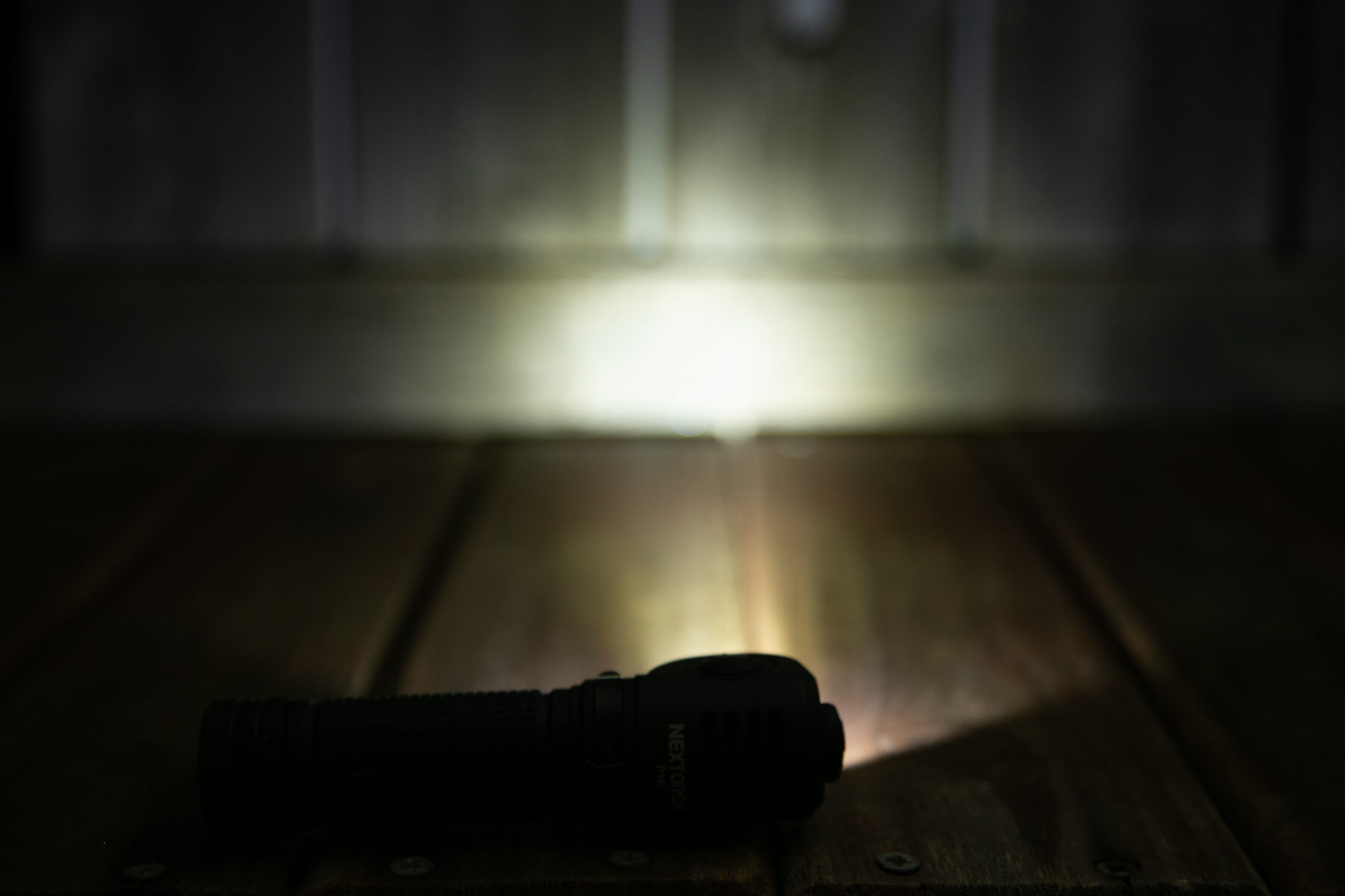 Nextorch P10 right angle flashlight emitter on
