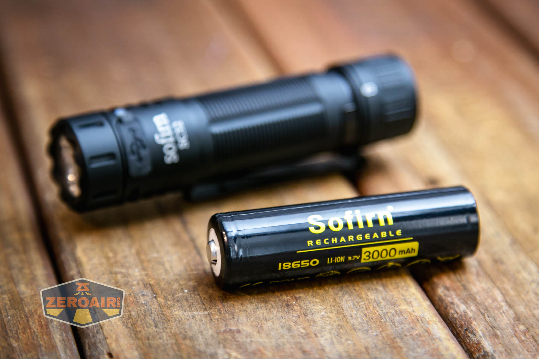 Sofirn SC32 Mini Tactical flashlight with included 18650