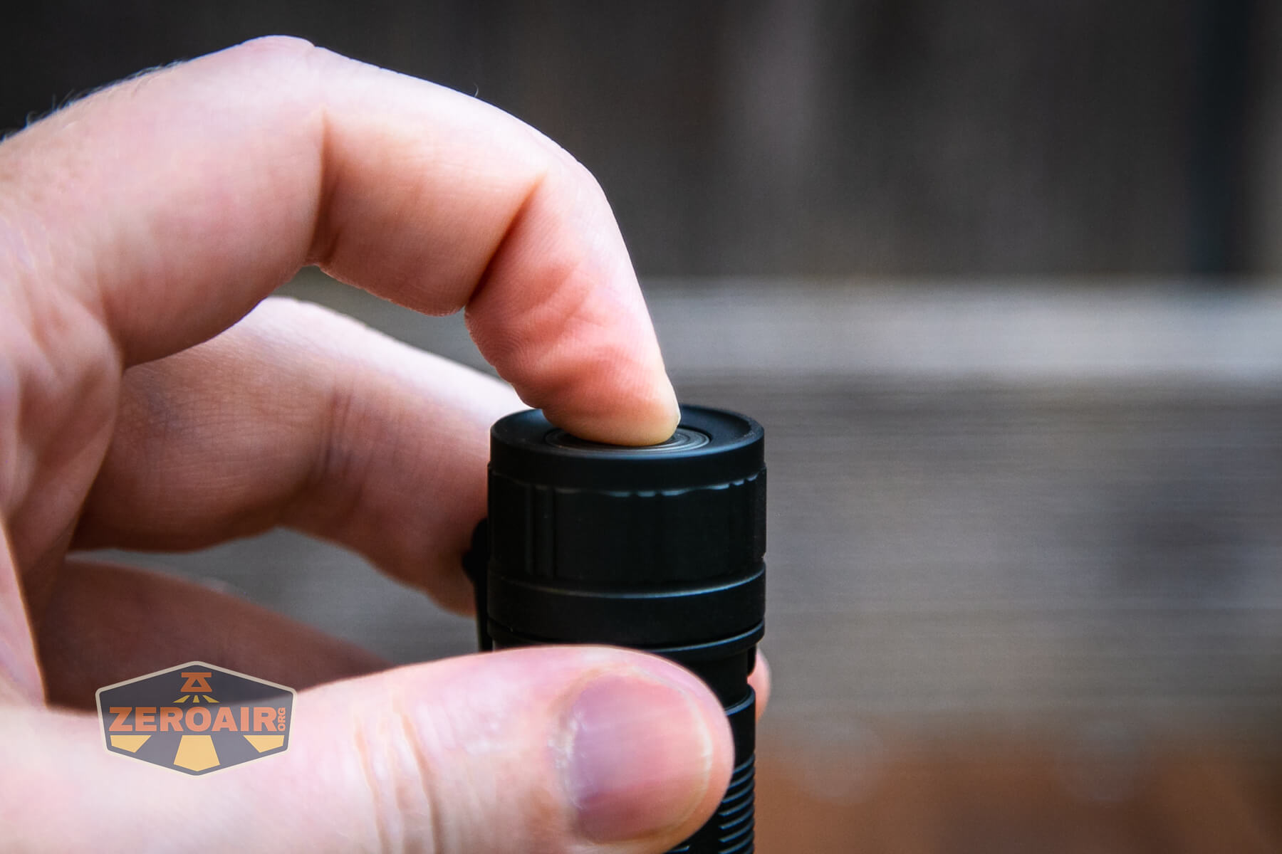 Sofirn SC32 Mini Tactical flashlight tail e-switch actuation