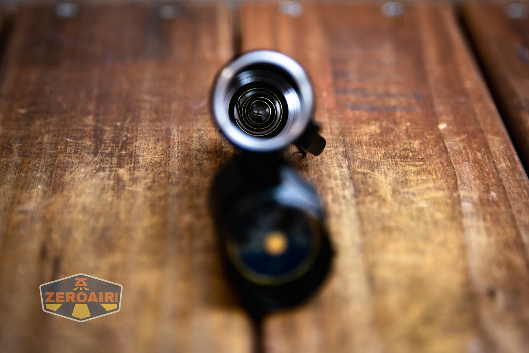Thrunite T3 thrower flashlight spring in tail