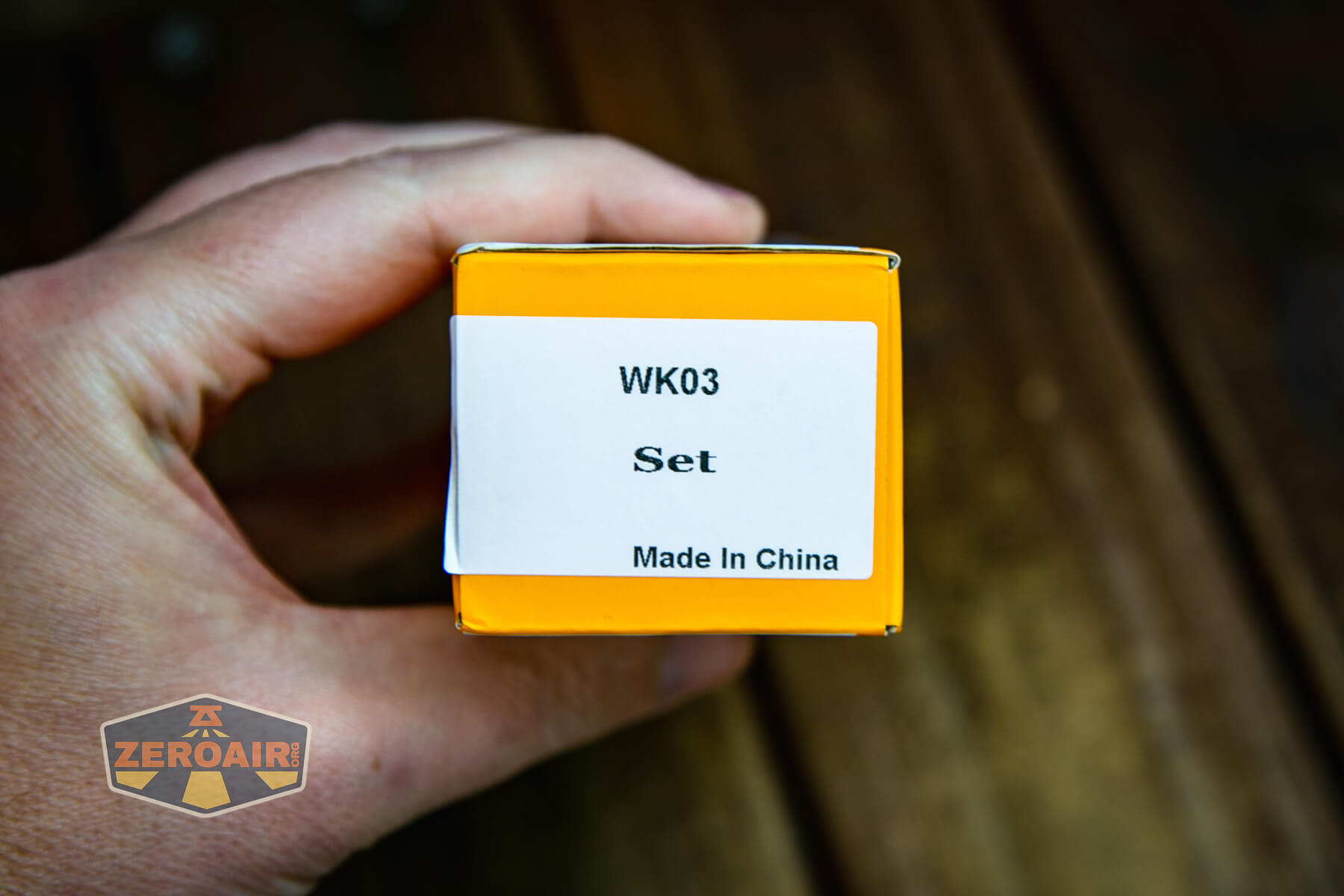 Wurkkos WK03 flashlight box
