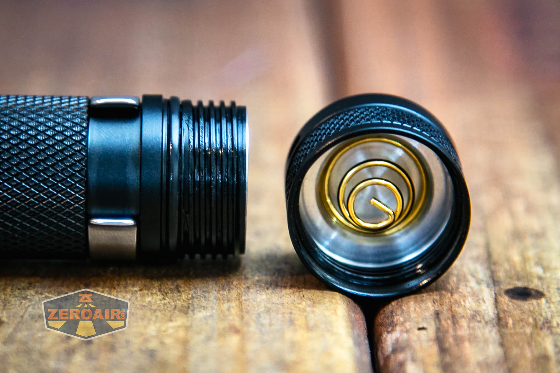 Wurkkos WK03 flashlight tailcap spring