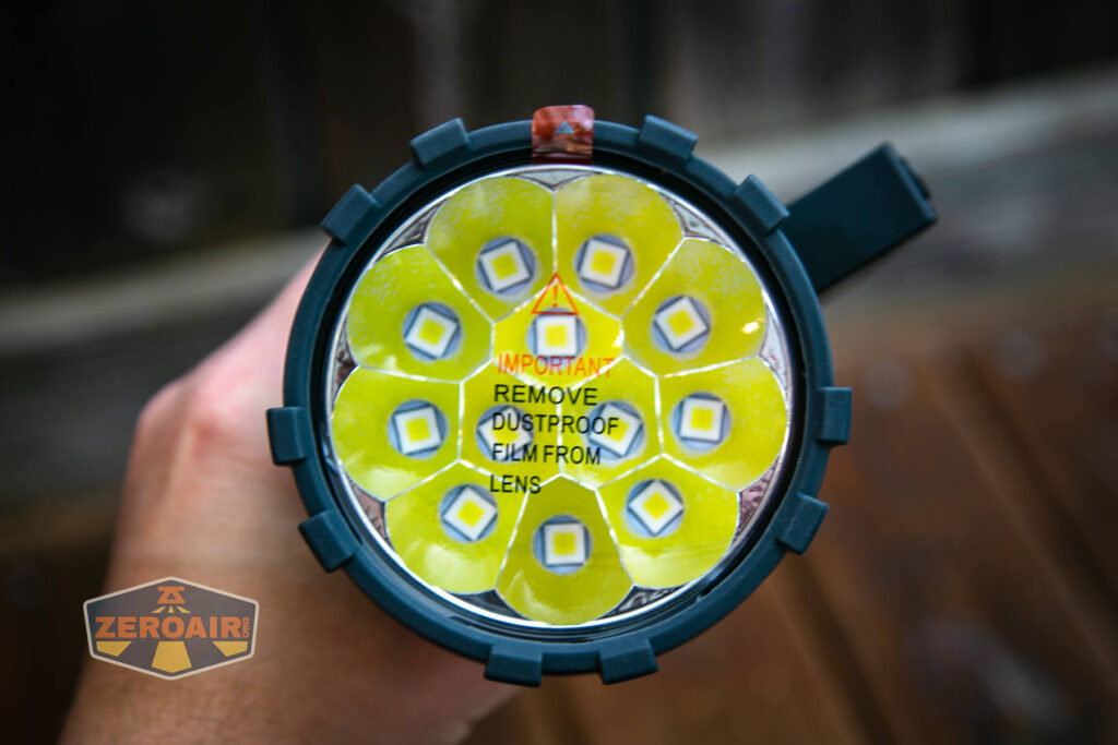 Acebeam X75 brightest powerbank flashlight lens cover