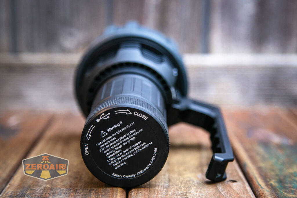 Acebeam X75 brightest powerbank flashlight tailcap