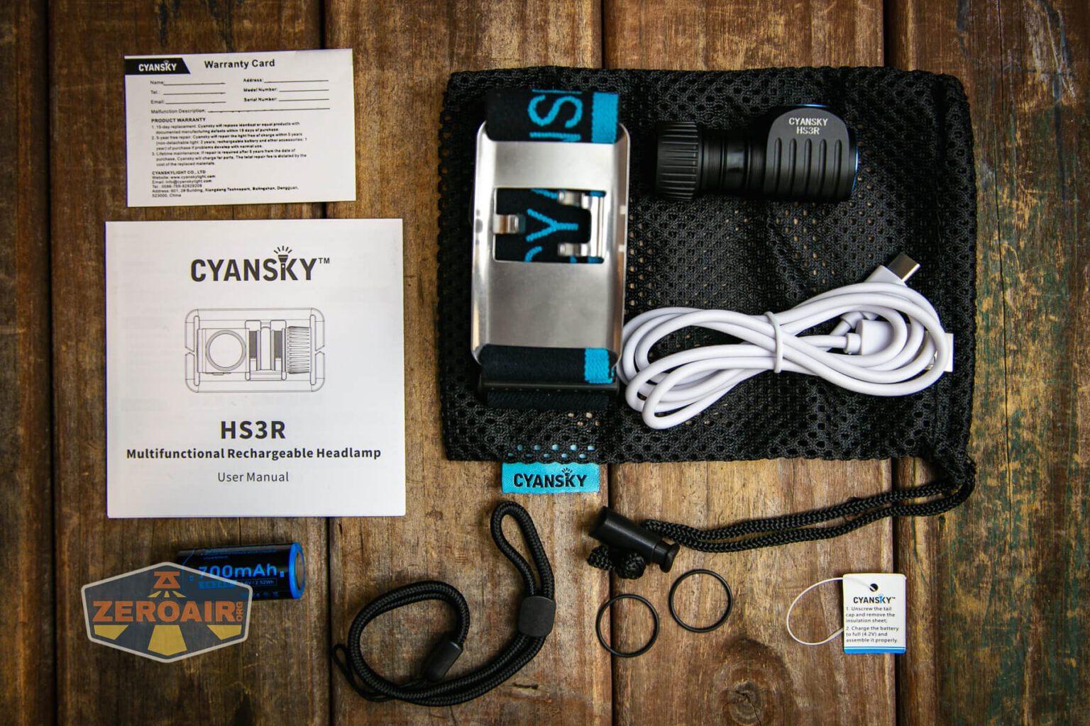 Cyansky HS3R Mini Headlamp Review - ZeroAir Reviews
