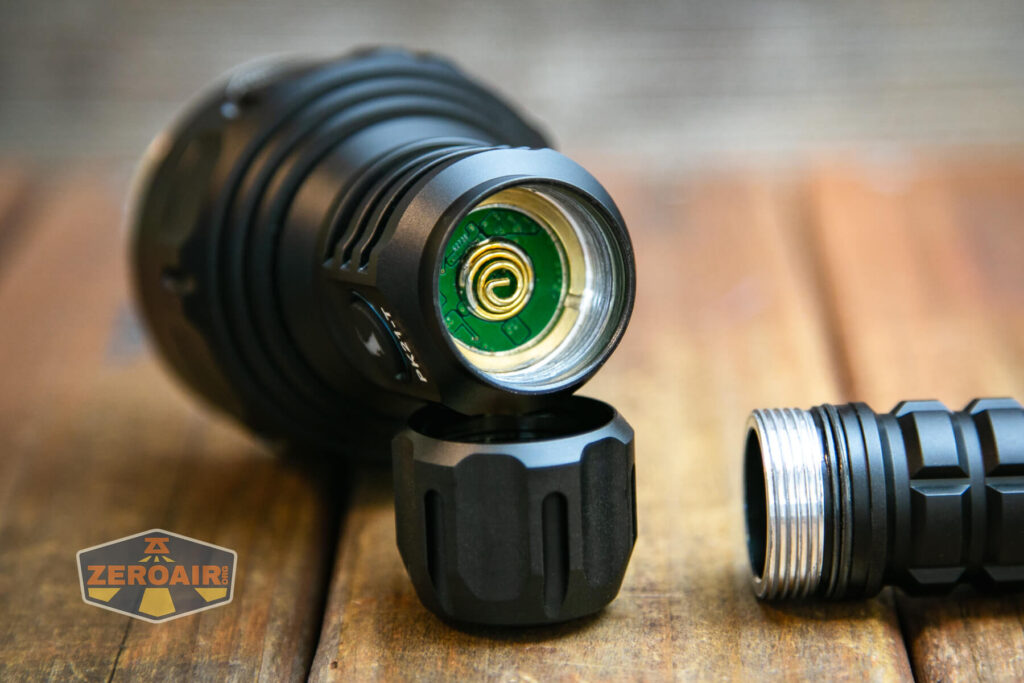 Lumintop PK21-T flashlight head spring