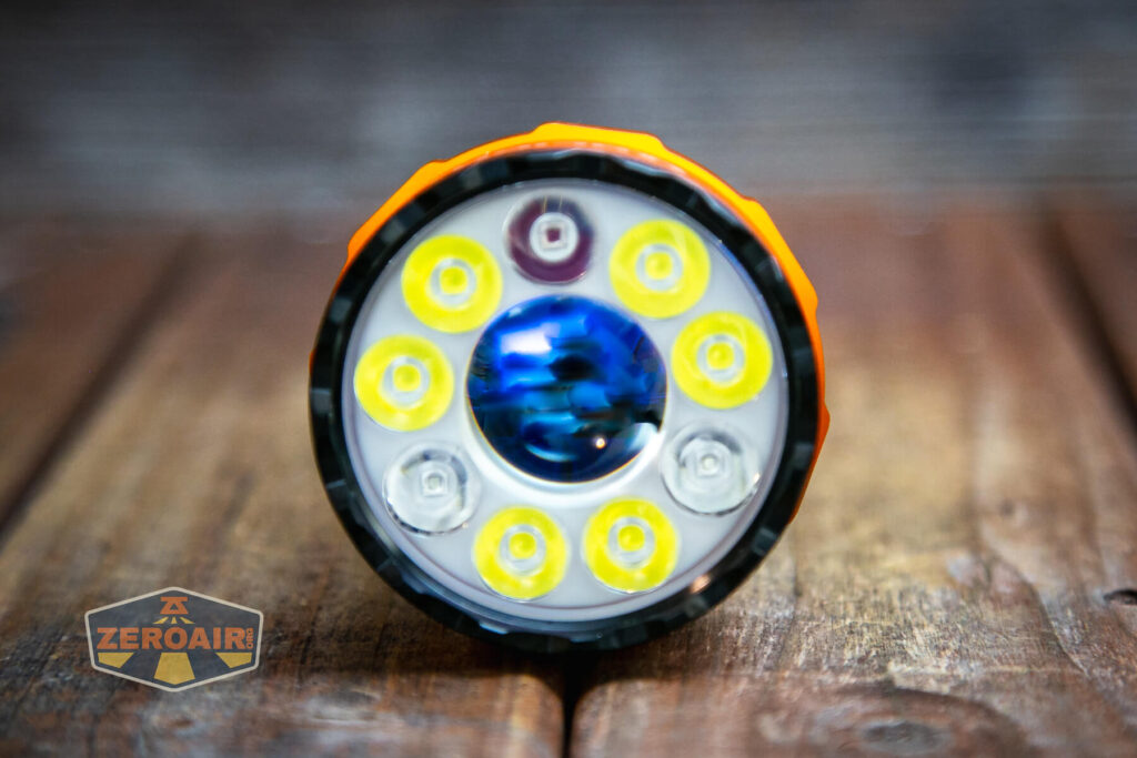 Olight Marauder Mini flashlight emitter array
