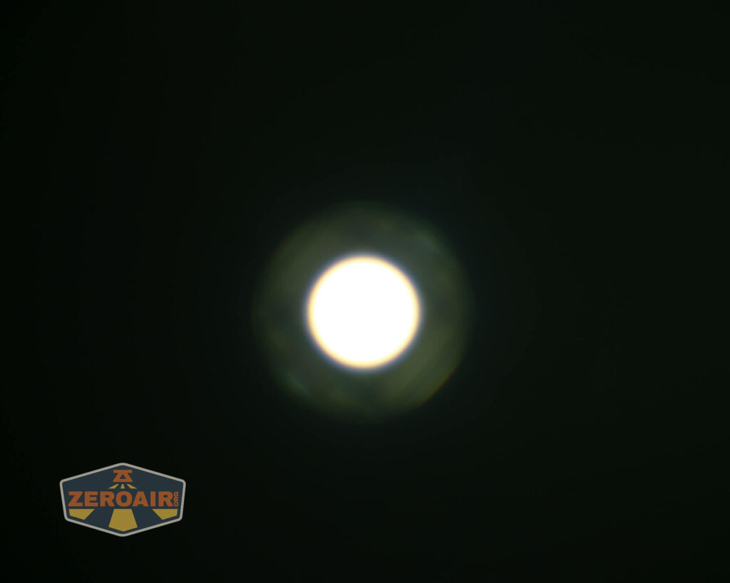 beamshots on ceiling