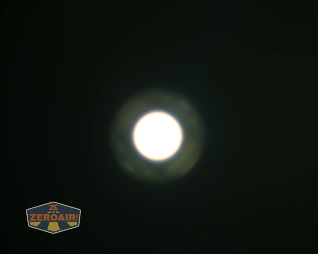 beamshots on ceiling