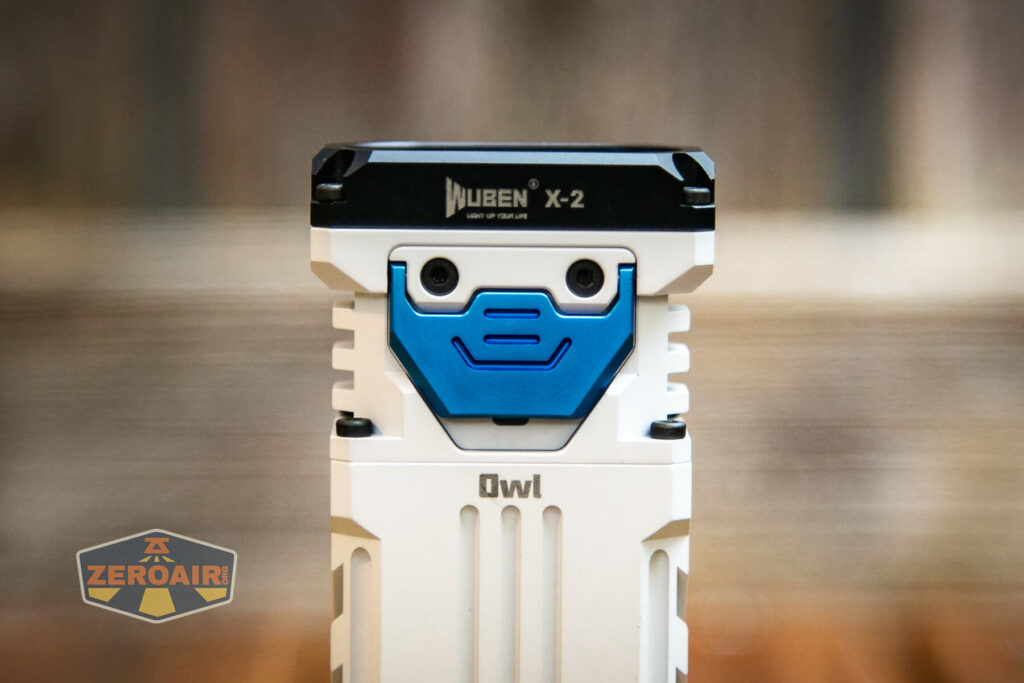 Wuben X-2 Owl flashlight e-switch