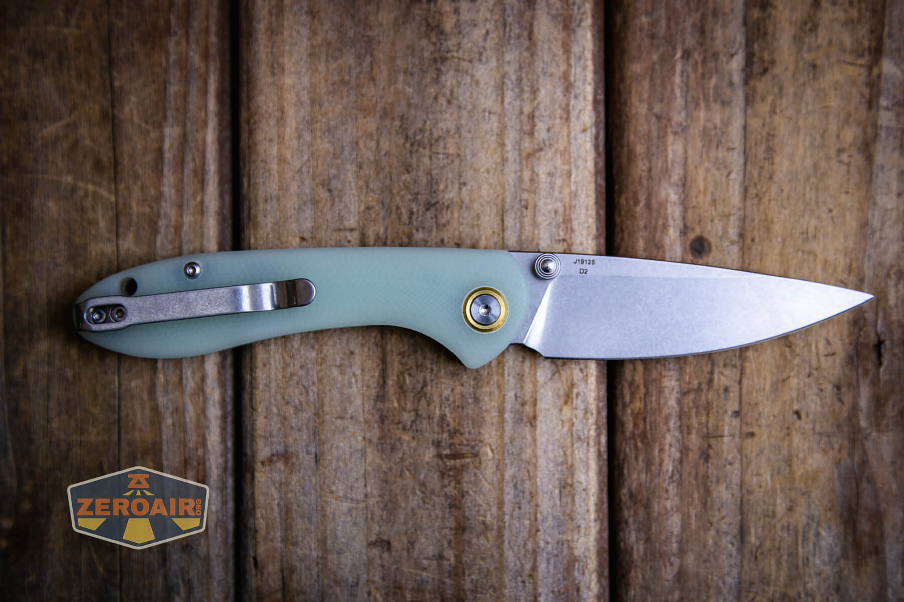 CJRB Feldspar small knife opened
