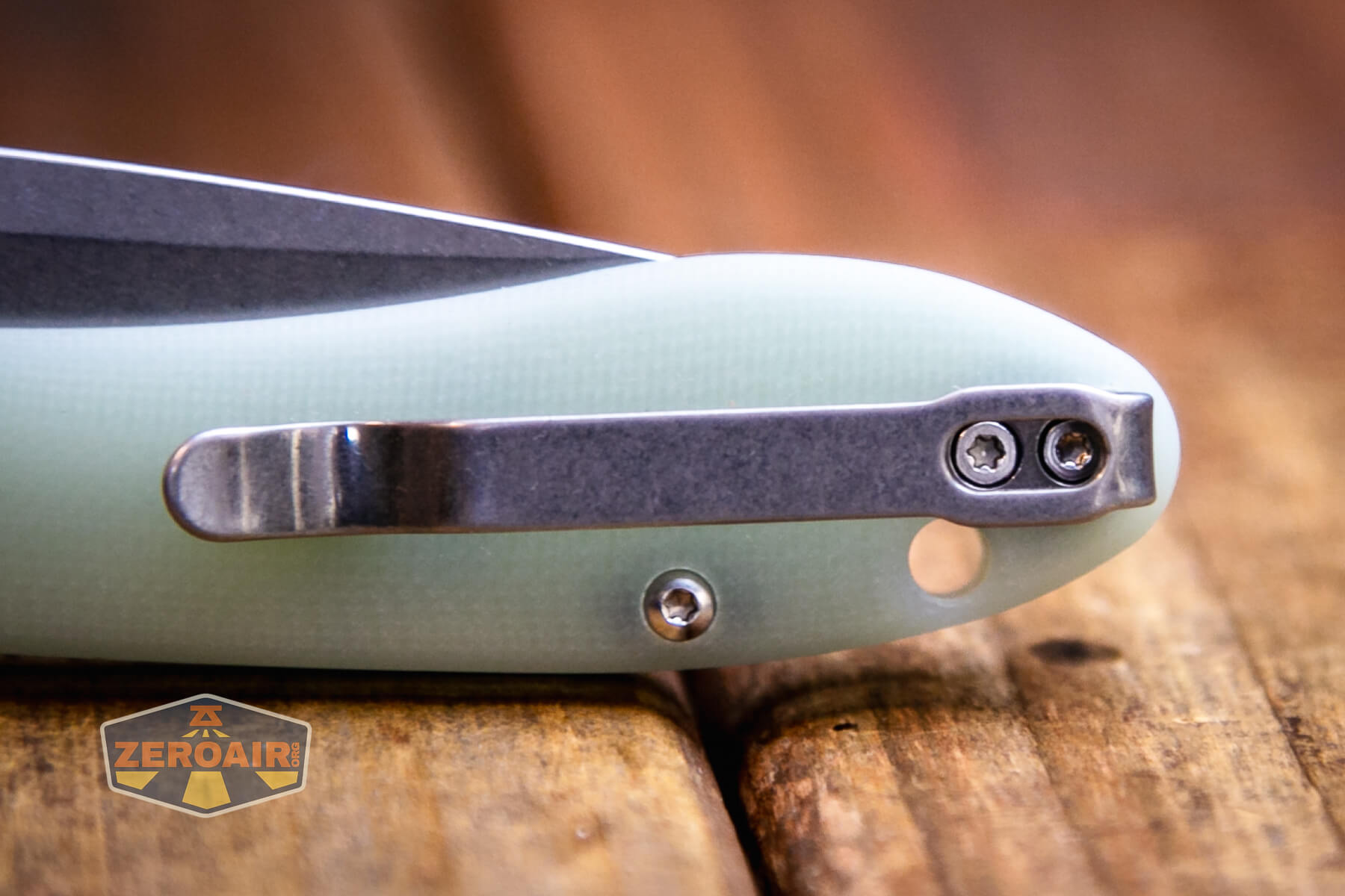 CJRB Feldspar small knife pocket clip