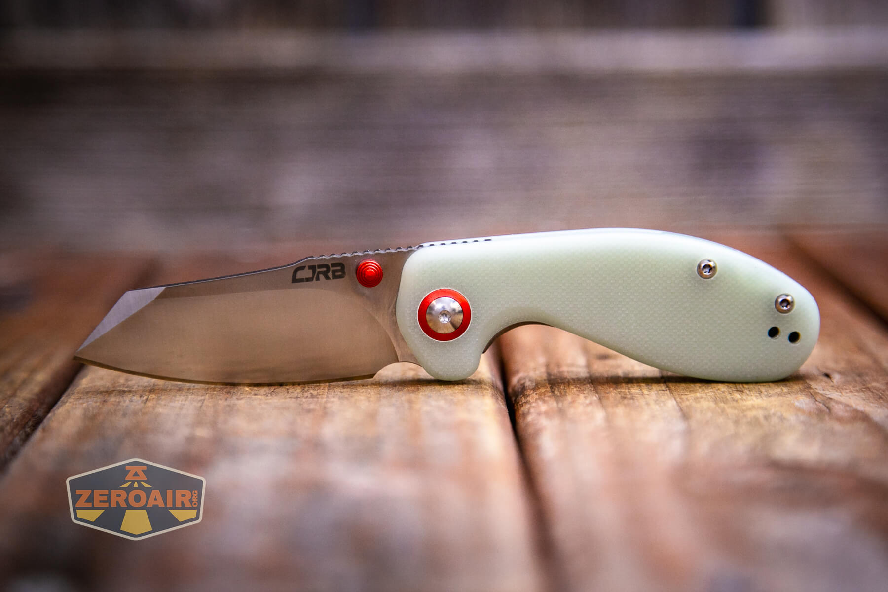 CJRB Maileah J1918 knife open side view