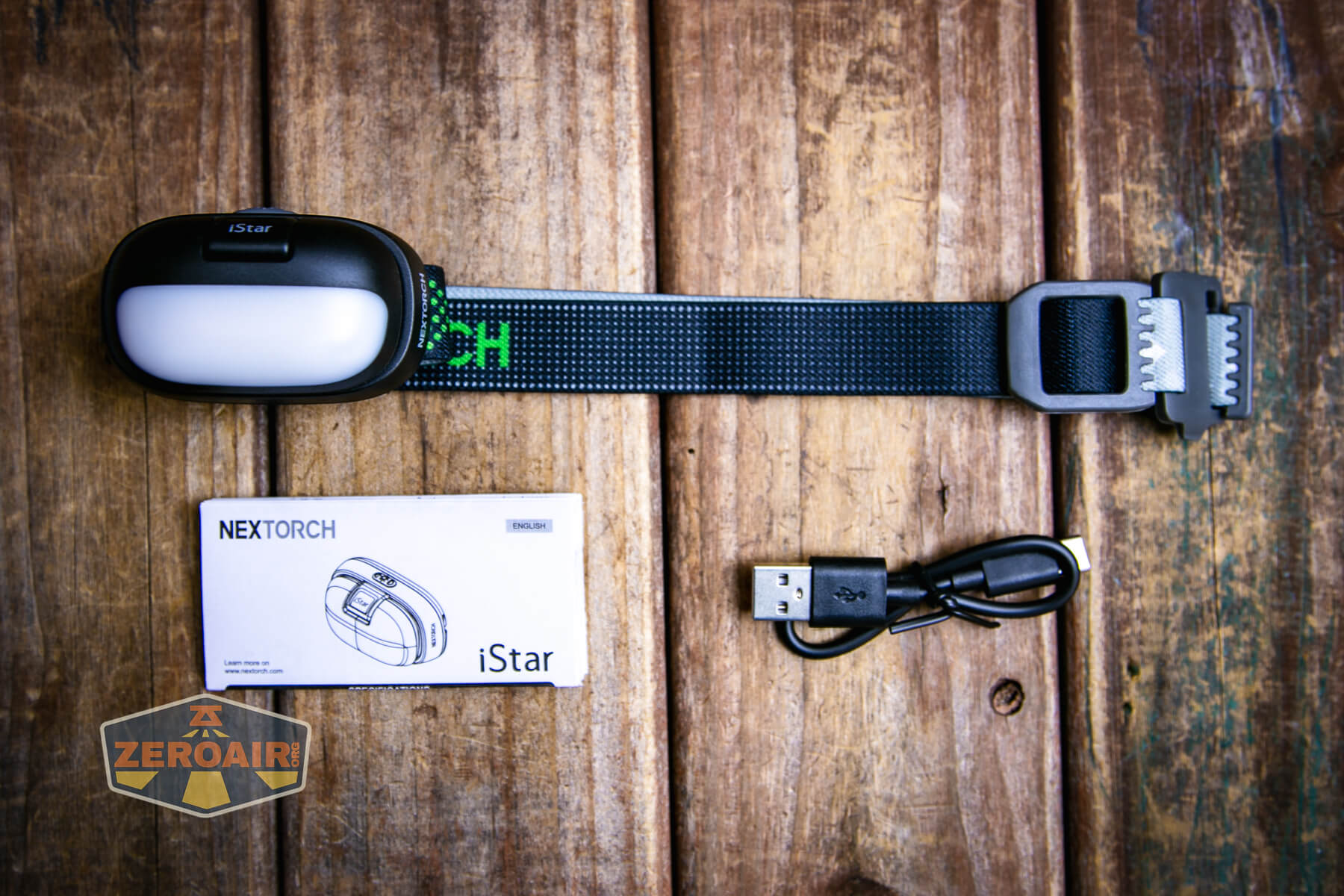 Nextorch iStar headlamp what's included