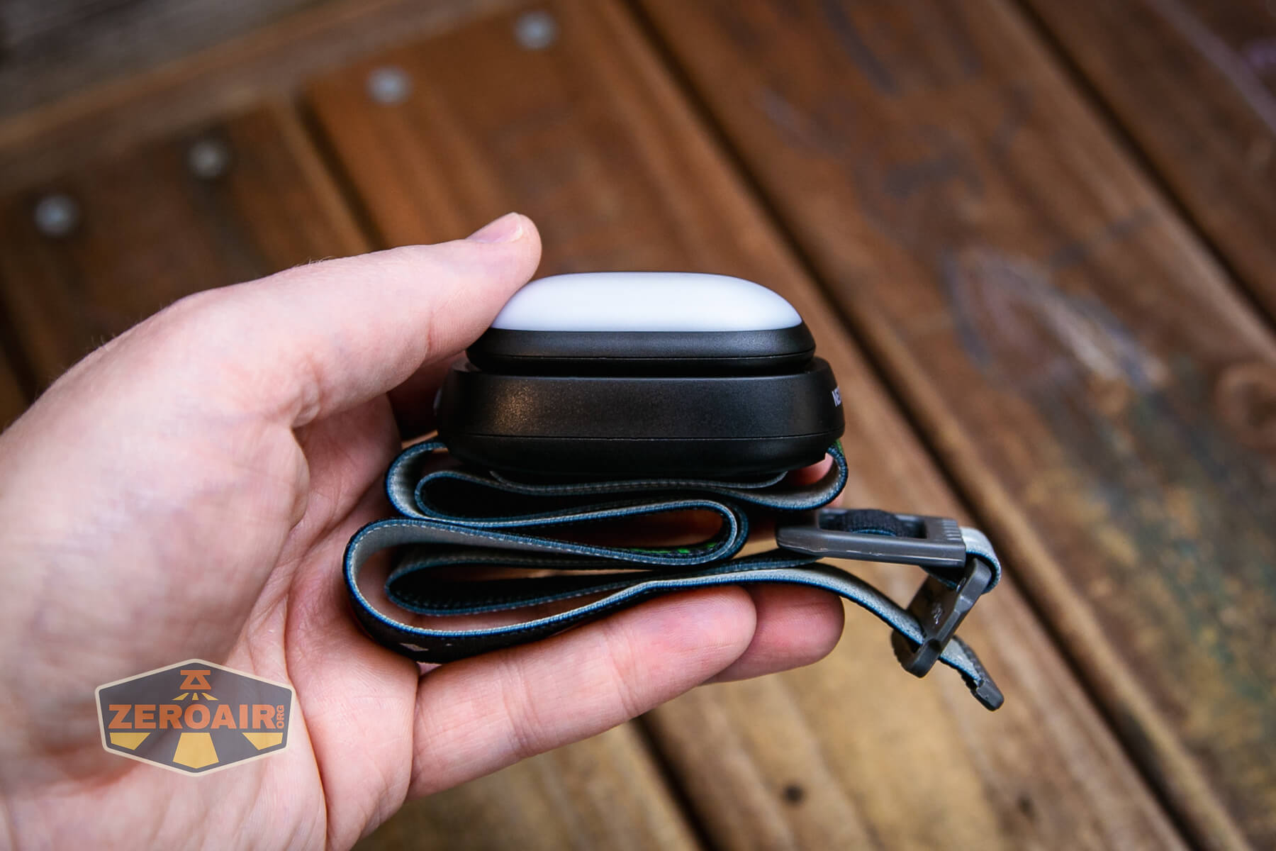 Nextorch iStar headlamp in hand