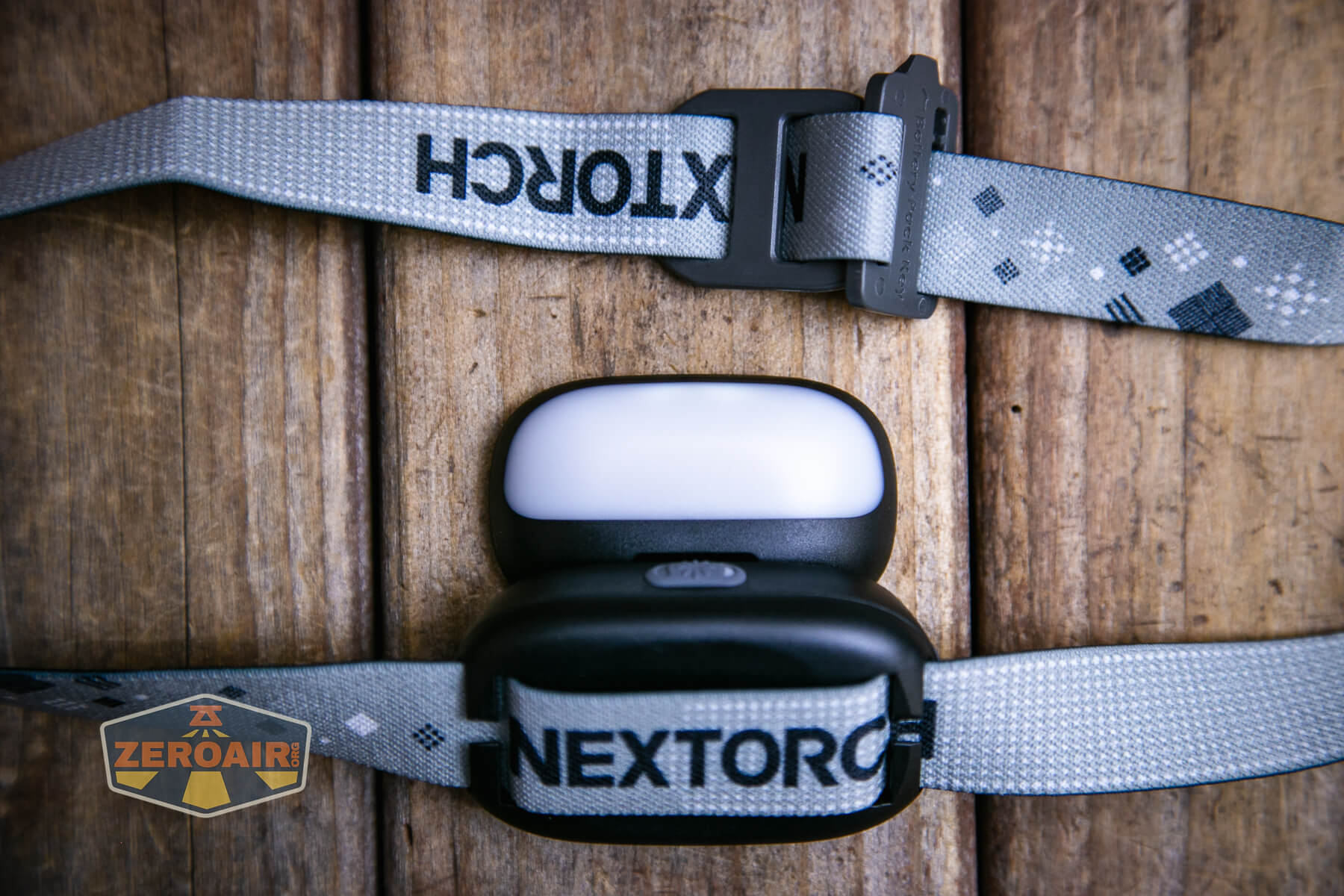 Nextorch iStar headlamp headband with light in flipped mode