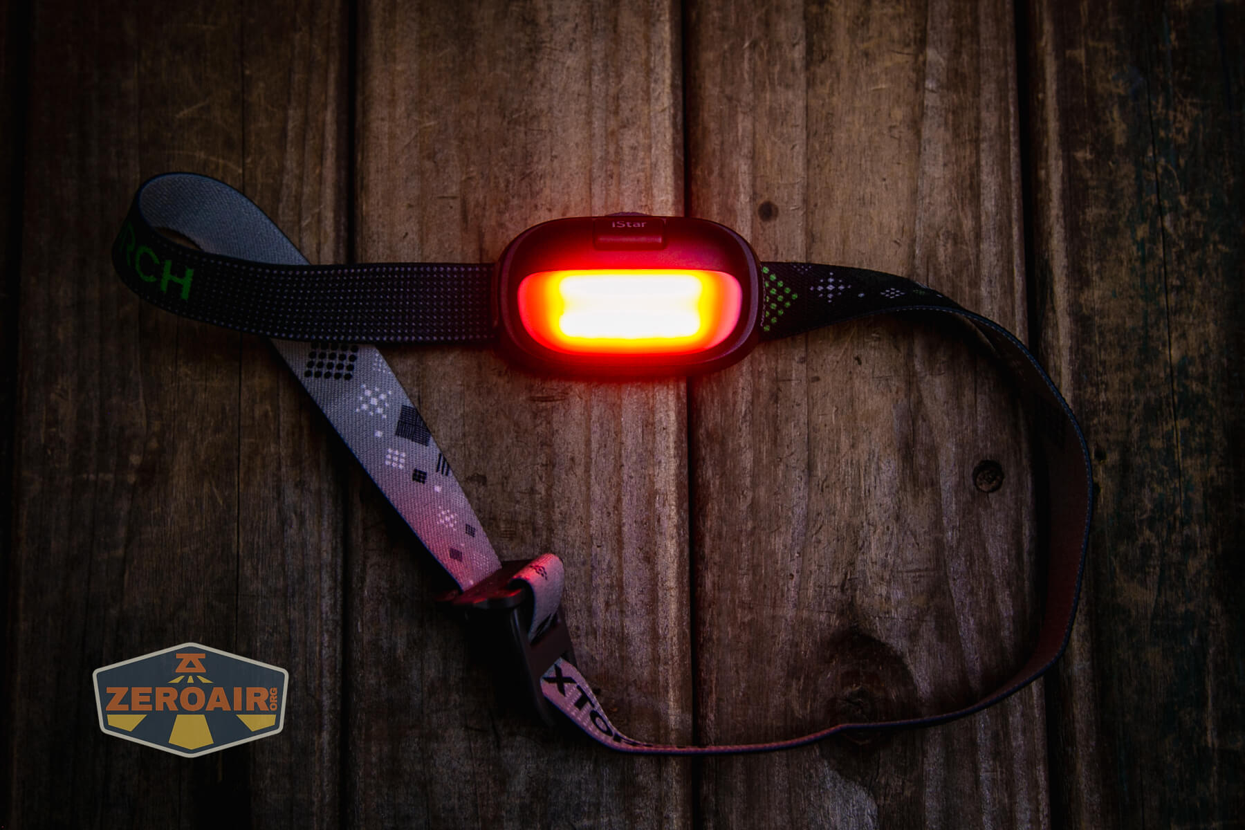Nextorch iStar headlamp red emitter