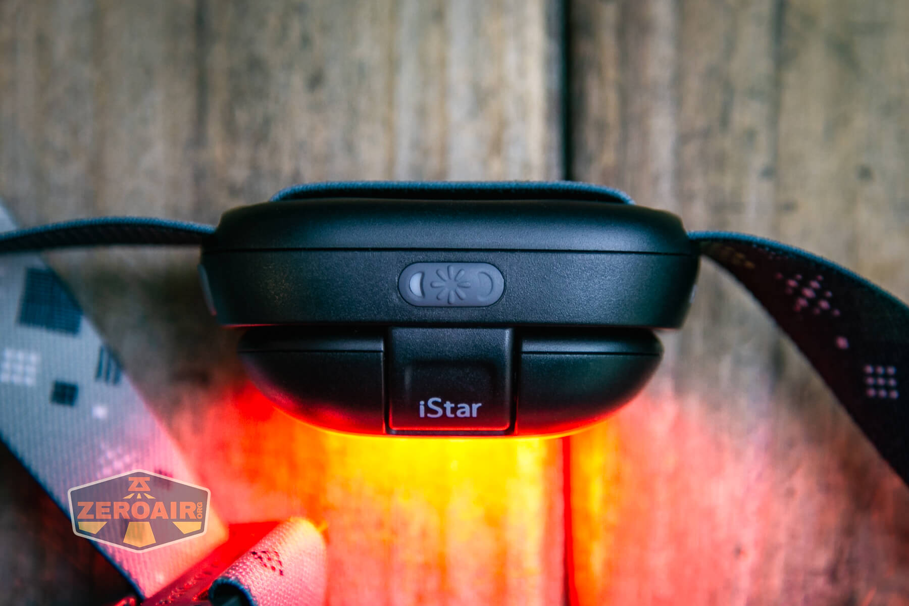 Nextorch iStar headlamp red emitter